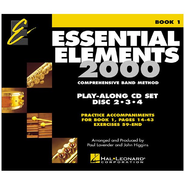 Essential Elements for Band - Book 1 - CDs : Play Along Trax - 3-CD Set