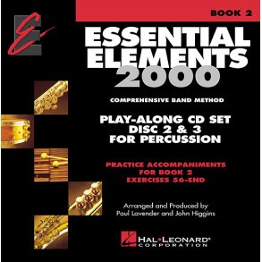 Essential Elements for Band - Book 2 - CDs Perc. : Play along Trax disc 2 & 3 for Percussion