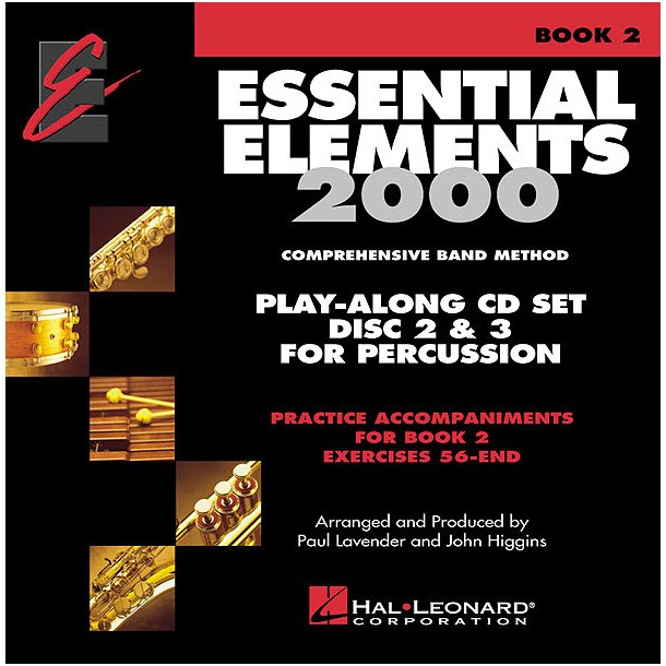 Essential Elements for Band - Book 2 - CDs Perc. : Play along Trax disc 2 & 3 for Percussion