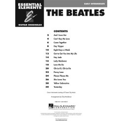 Essential Elements Guitar Ens - The Beatles : 15 Classic Songs Arranged for Three or More Guitarists