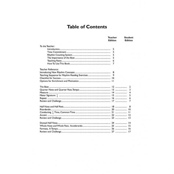 The Rhythm Reader : Accompaniment CD