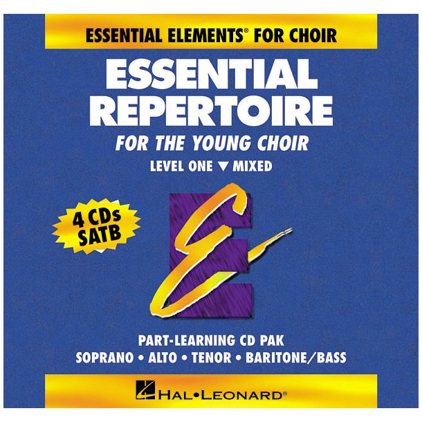 Essential Repertoire for the Young Choir : Level 1 Mixed, Part-Learning CD
