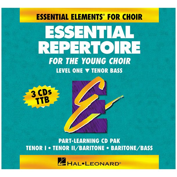 Essential Repertoire for the Young Choir : Level 1 Tenor Bass, Part-Learning CD