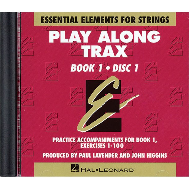 Essential Elements for Strings - Book 1 : Play Along Trax, Discs 1 &amp; 2 (all exercises)