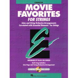 Essential Elements - Movie Favorites for Strings : Conductor + CD