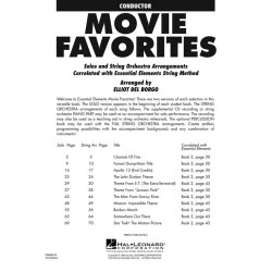 Essential Elements - Movie Favorites for Strings : Conductor + CD