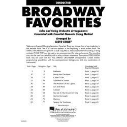 Essential Elements Broadway Favorites for Strings