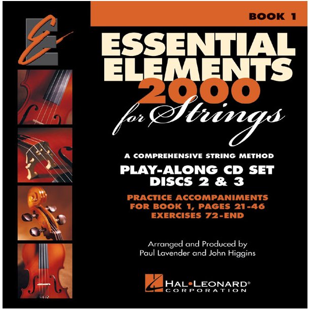Essential Elements 2000 for Strings - Book 1 : Play Along Trax - 2 CD Set