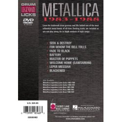 Legendary Drum Licks: Metallica 1983-1988 (DVD)