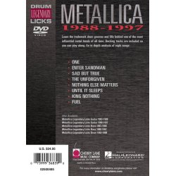 Legendary Drum Licks: Metallica 1988-1997 (DVD)
