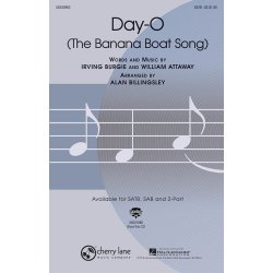 Irving Burgie/William Attaway: Day-O (The Banana Boat Song) - SATB/Piano
