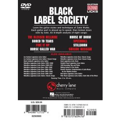 Guitar Legendary Licks: Black Label Society (2 DVD)