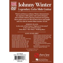Johnny Winter: Legendary Licks - Slide Guitar