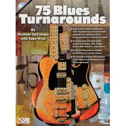 75 BLUES TURNAROUNDS FOR GUITAR GTR BK