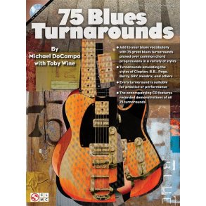 75 BLUES TURNAROUNDS FOR GUITAR GTR BK