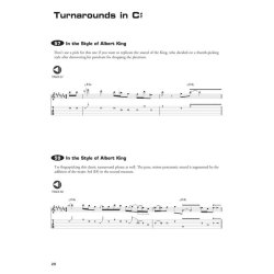 75 BLUES TURNAROUNDS FOR GUITAR GTR BK