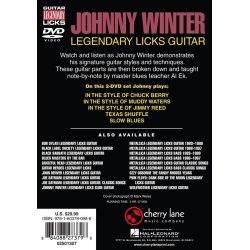 Legendary Guitar Licks: Johnny Winter