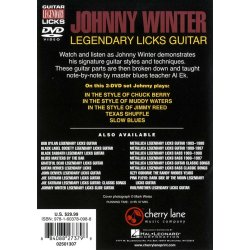 Legendary Guitar Licks: Johnny Winter
