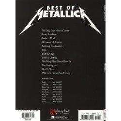 Metallica: Best Of - Tenor Saxophone