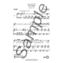 Jason Mraz: I'm Yours (SATB/Piano)