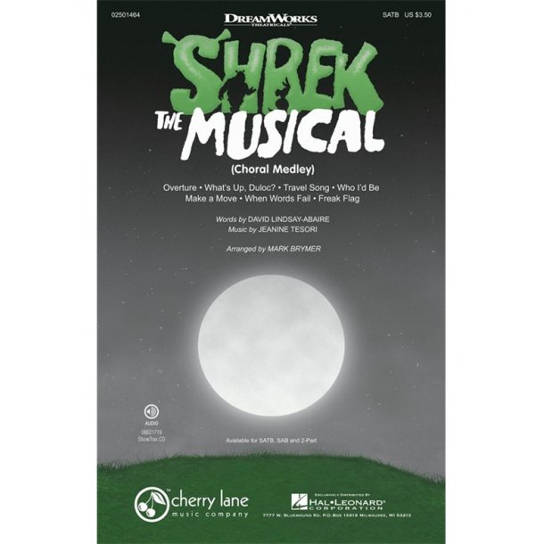 JEANINE TESORI SHREK THE MUSICAL MEDLEY (ARR MARK BRYMER) SATB