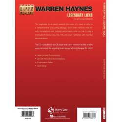 HAYNES WARREN LEGENDARY LICKS GTR BK/CD