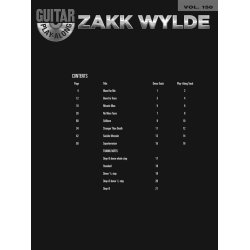 Guitar Play-Along Volume 150: Zakk Wylde