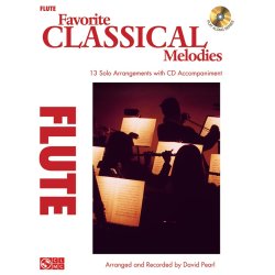 FAVORITE CLASSICAL MELODIES INSTRUMENTAL PLAY ALONG FLT BK/CD