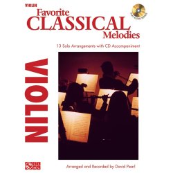 FAVORITE CLASSICAL MELODIES INSTRUMENTAL PLAY ALONG VLN BK/CD