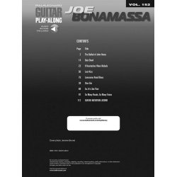 Guitar Play-Along Volume 152: Joe Bonamassa (Book/Online Audio)