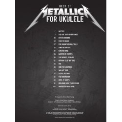 Best Of Metallica For Ukulele