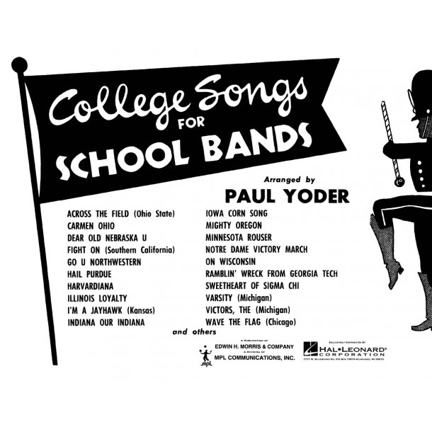 College Songs for School Bands - 1st Bb Clarinet