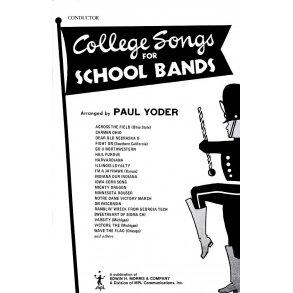 College Songs for School Bands - Conductor's Score