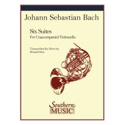 Bach Johann Sebastian Six Suites (Arr Hoss Wendell) Horn Book
