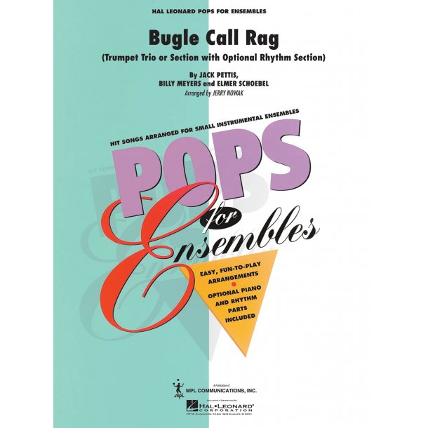 Bugle Call Rag : Trumpet Trio or sections with optional rhythm sect