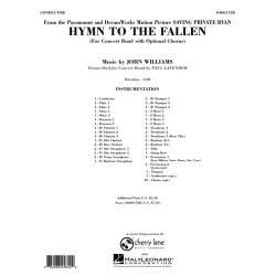 Hymn to the Fallen : For Concert Band with Optional Chorus