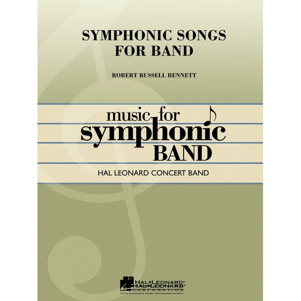 Symphonic Songs for Band : Full Score Deluxe Edition