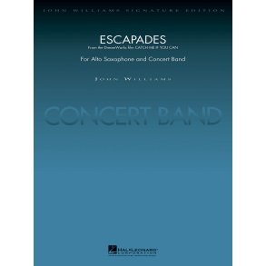 Escapades (from CATCH ME IF YOU CAN) : for Alto Saxophone and Concert Band