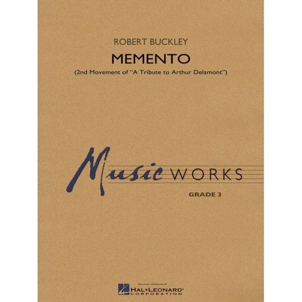 Memento : Second Movement of A Tribute to Arthur Delamont
