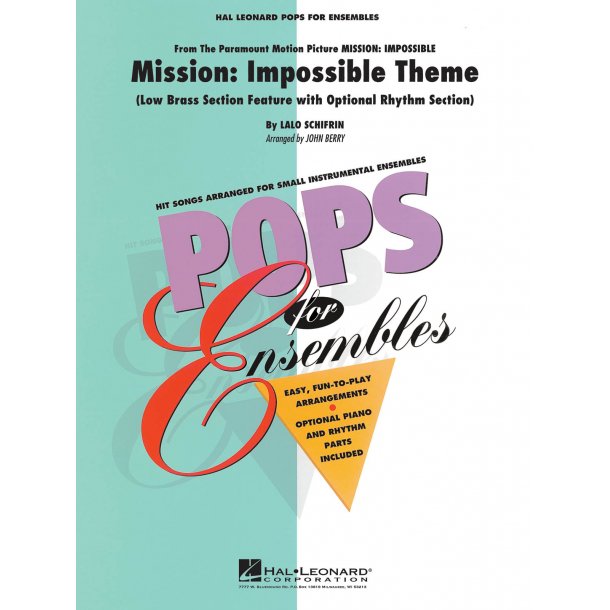 Mission: Impossible : Low Brass Ensemble (w/opt. rhythm section)