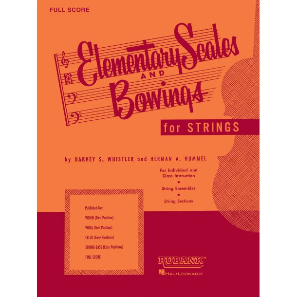 Elementary Scales and Bowings