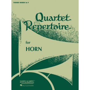 Quartet Repertoire for Horn : F Horn 3