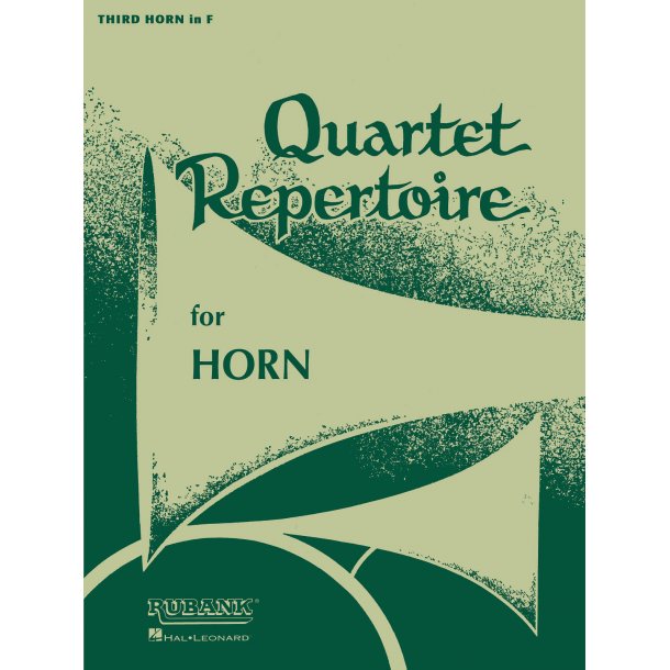 Quartet Repertoire for Horn : F Horn 3