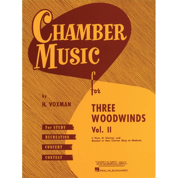 Chamber Music for Three Woodwinds, Vol. 2