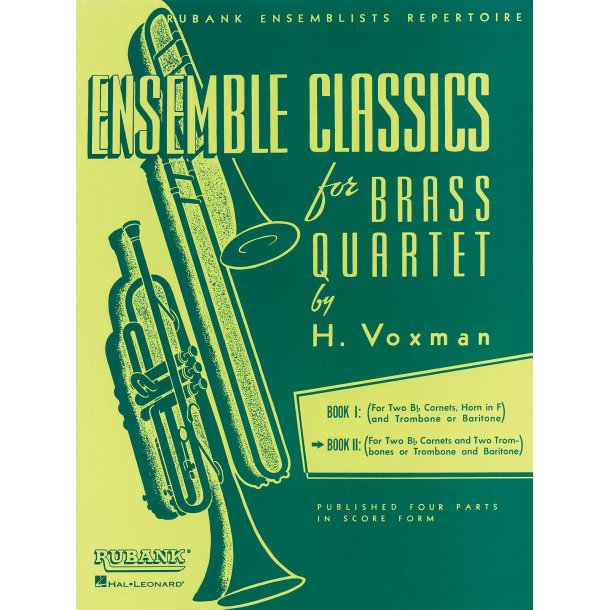 Ensemble Classics for Brass Quartet - Book 2