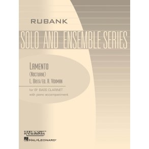 Lamento (Nocturne) : Bb Bass Clarinet Solo with Piano