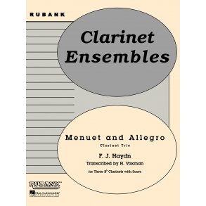 Menuet and Allegro : Bb Clarinet Trio - Grade 3