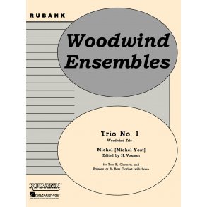 Trio No. 1 : Woodwind Trio - Grade 4