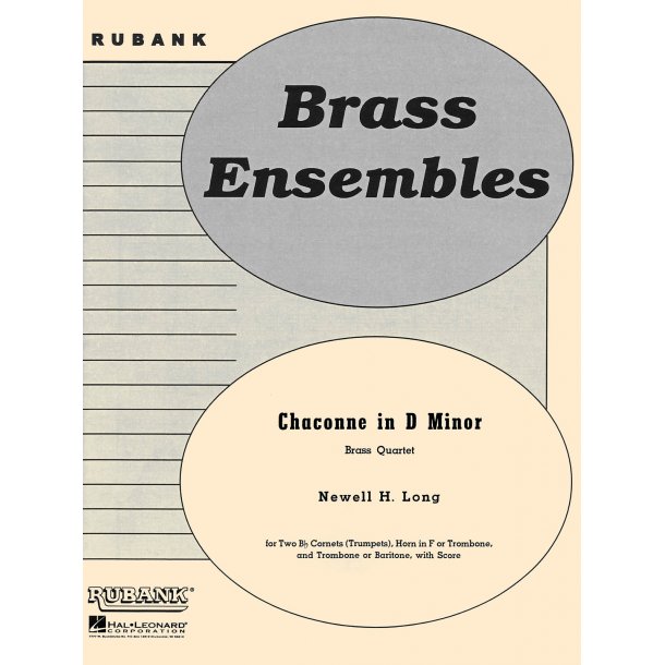 Chaconne in D Minor : Brass Quartet
