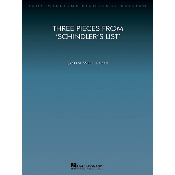 Three Pieces From SCHINDLER'S LIST
